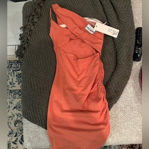 Oh Polly one shoulder mini dress